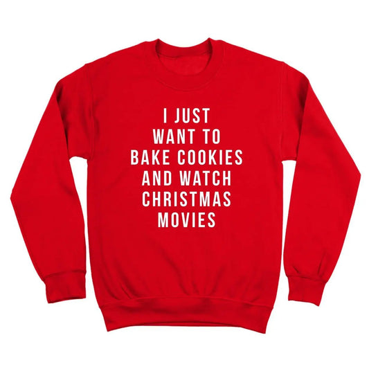 Bake Cookies And Watch Christmas Movies - Donkey Tees T-shirt