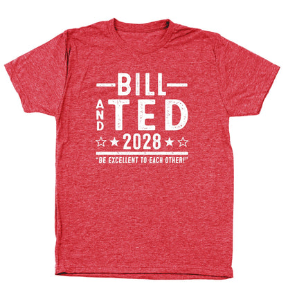Bill and Ted 2028 Election - Donkey Tees T-shirt