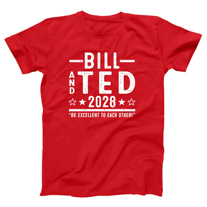 Bill and Ted 2028 Election - Donkey Tees T-shirt