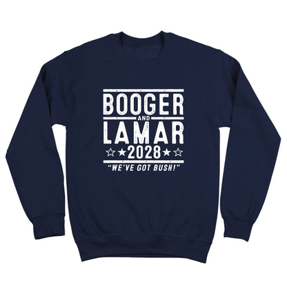 Booger and Lamar 2028 Election - Donkey Tees T-shirt