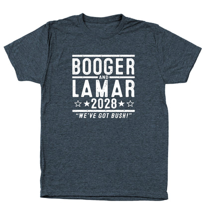Booger and Lamar 2028 Election - Donkey Tees T-shirt