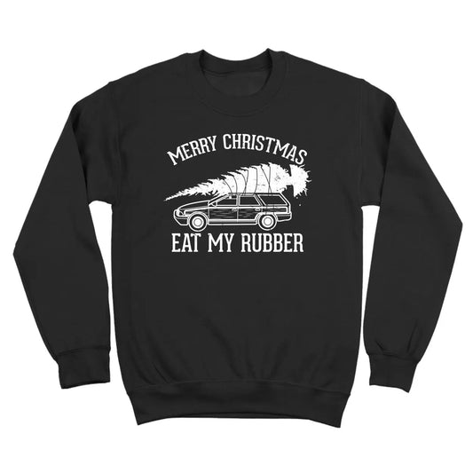 Eat My Rubber Merry Christmas - Donkey Tees T-shirt