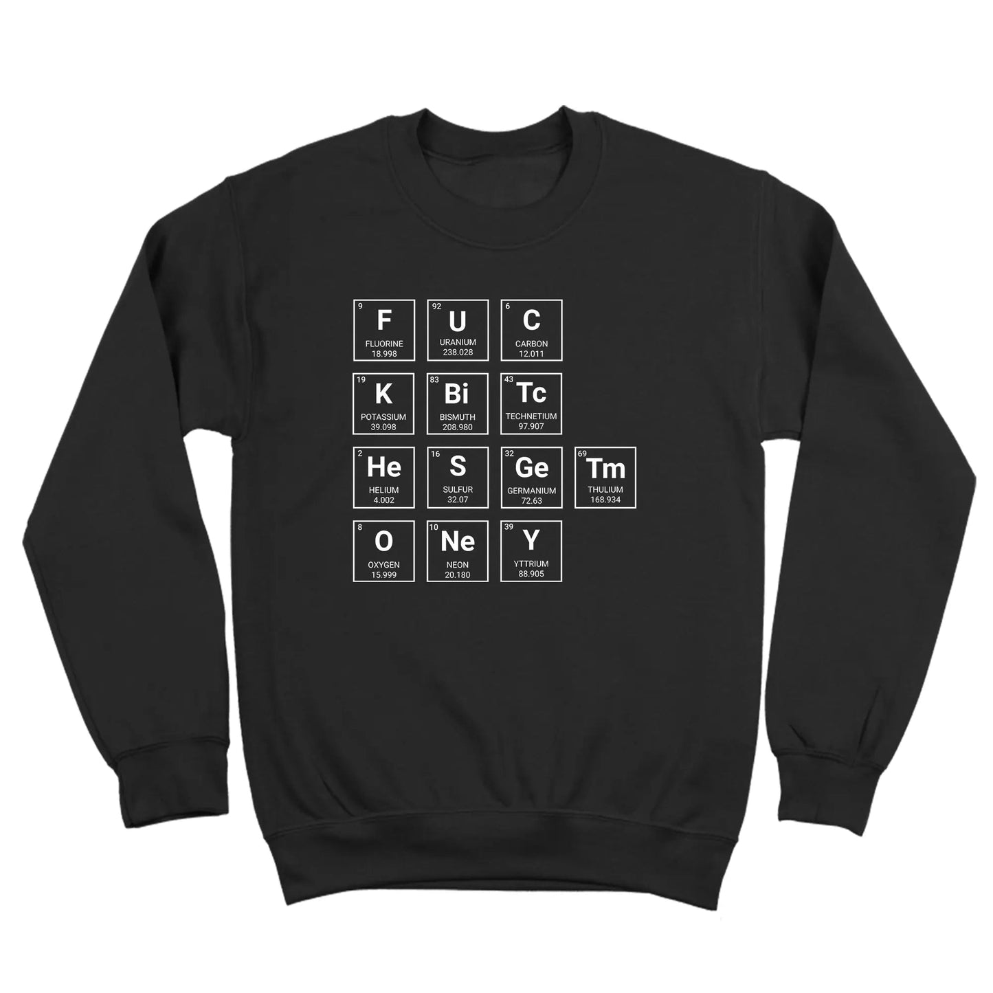 F Bitches Get Money Periodic Table - Donkey Tees T-shirt