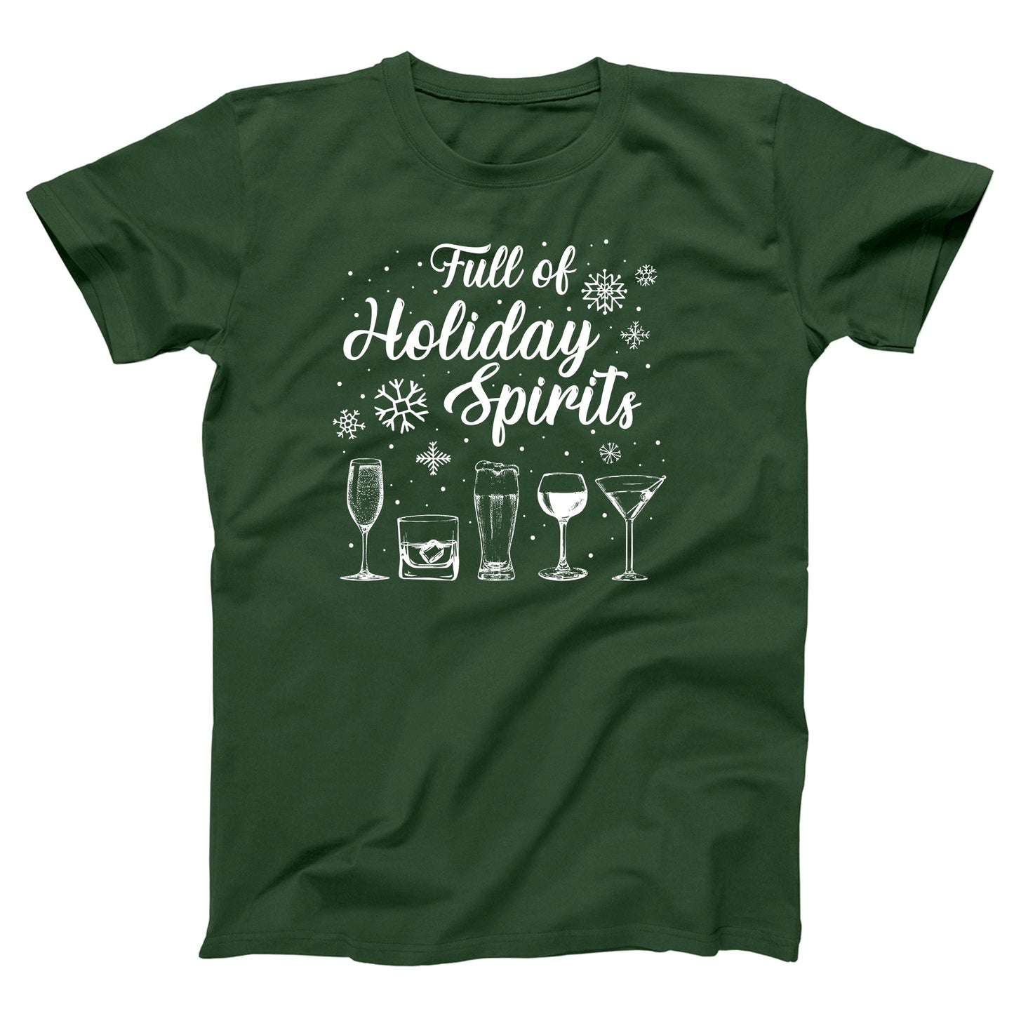 Full Of Holiday Spirits - Donkey Tees T-shirt