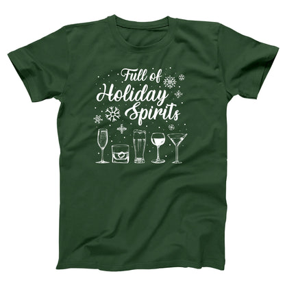 Full Of Holiday Spirits - Donkey Tees T-shirt