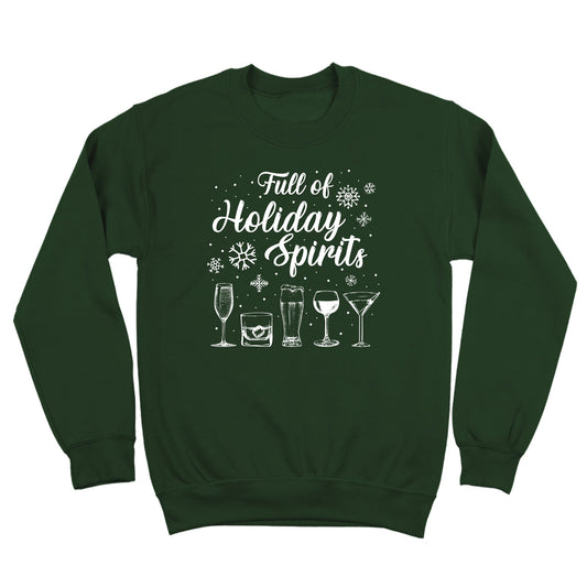 Full Of Holiday Spirits - Donkey Tees T-shirt