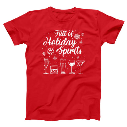 Full Of Holiday Spirits - Donkey Tees T-shirt