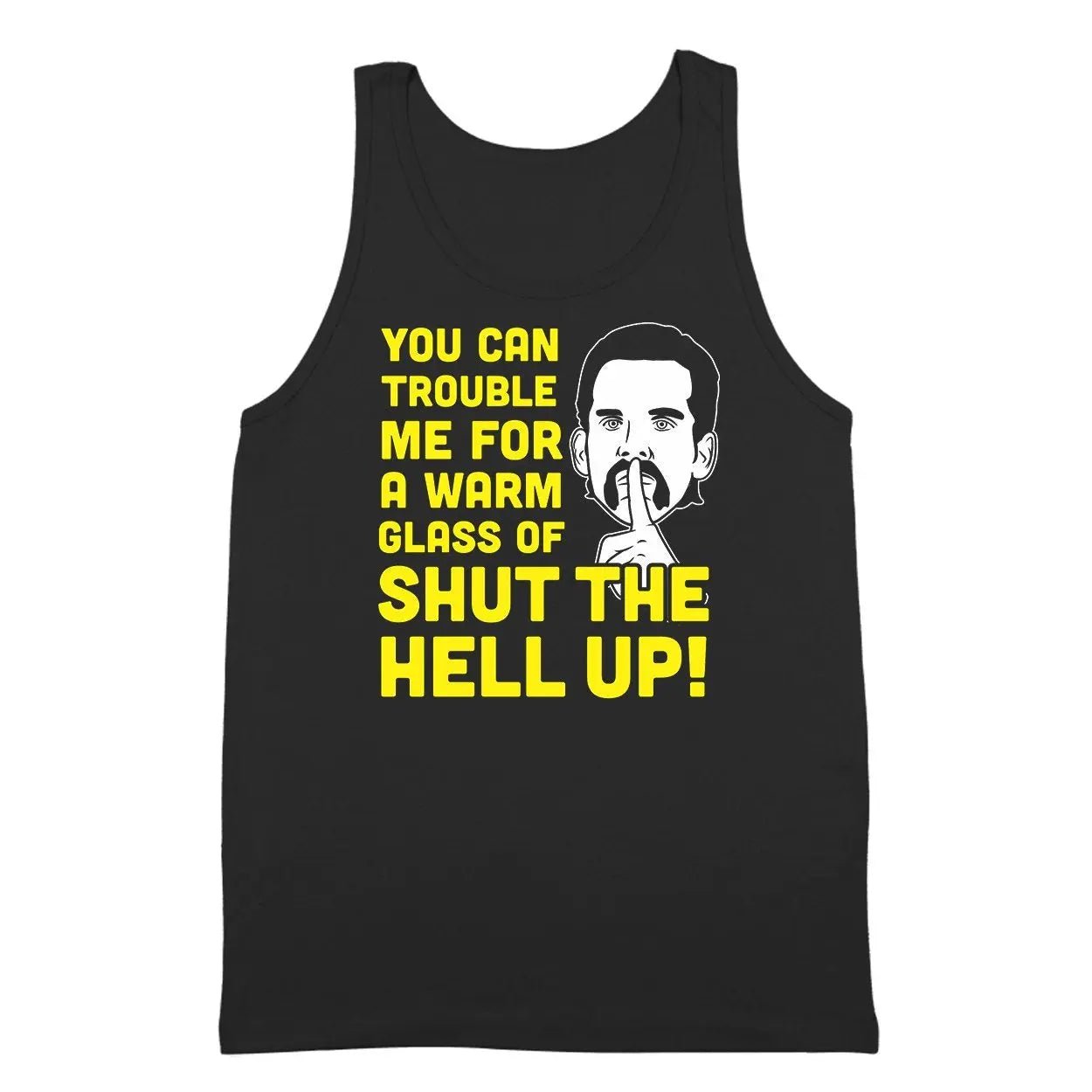 Glass Of Shut The Hell Up - Donkey Tees T-shirt