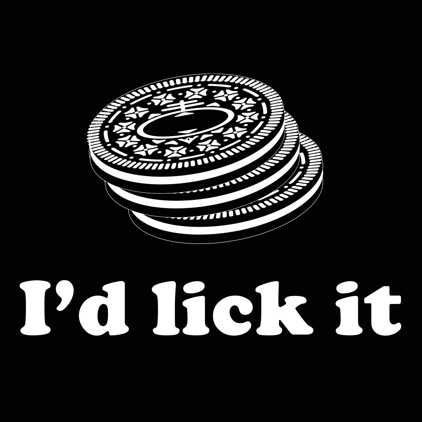 I'd Lick It cookie - Donkey Tees T-shirt