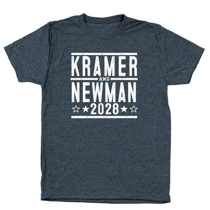 Kramer and Newman 2028 Election - Donkey Tees T-shirt
