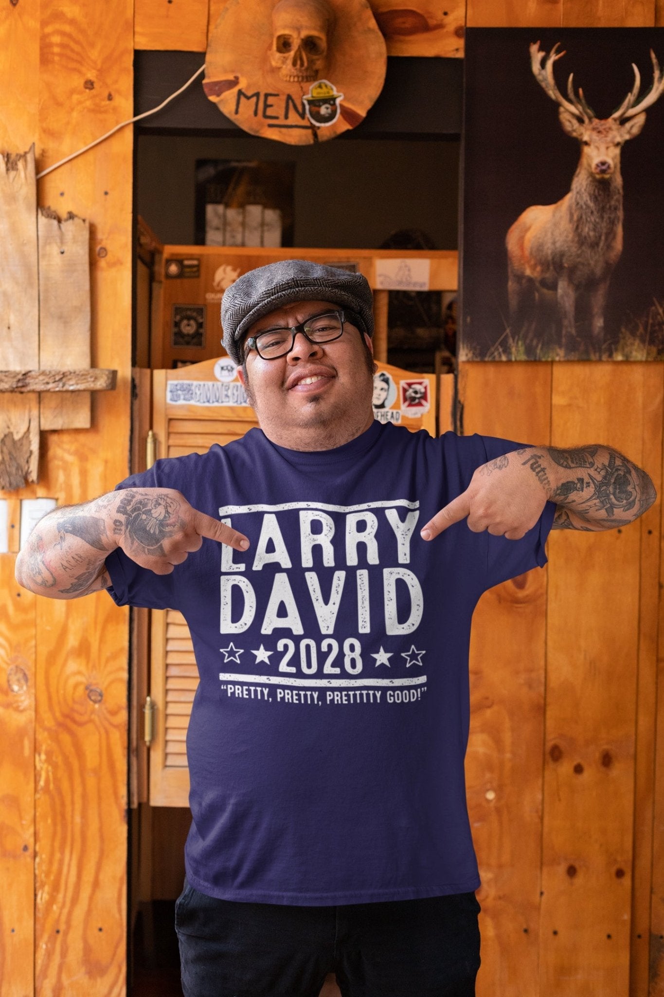 Larry David 2028 Election - Donkey Tees T-shirt