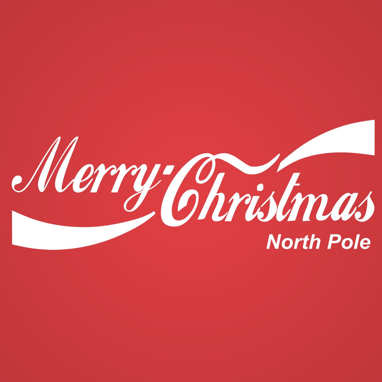 Merry Christmas North Pole Cola - Donkey Tees T-shirt