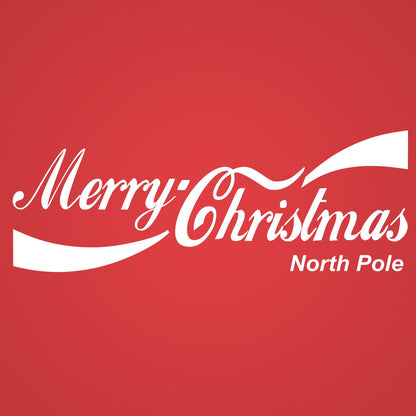 Merry Christmas North Pole Cola - Donkey Tees T-shirt
