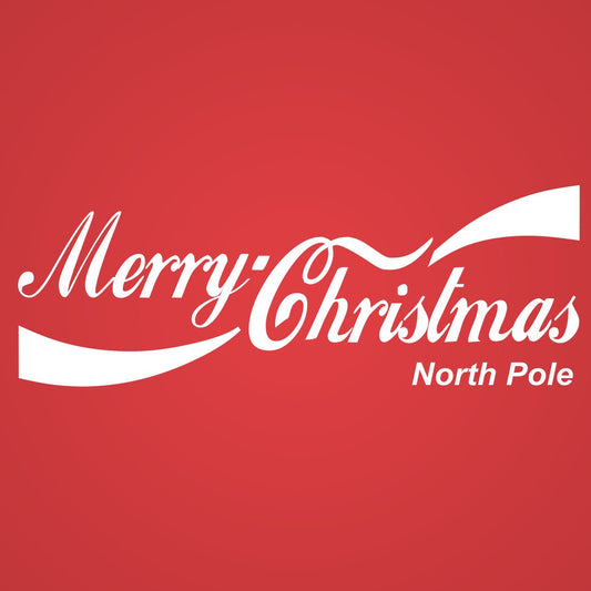 Merry Christmas North Pole Cola - Donkey Tees T-shirt