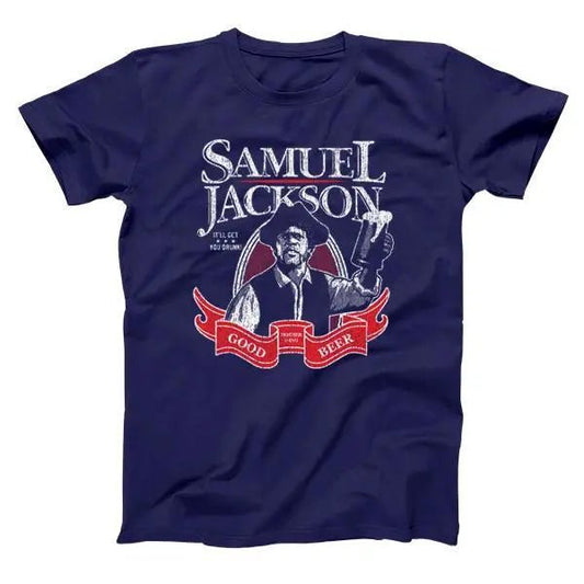Samuel Jackson Beer - Donkey Tees T-shirt