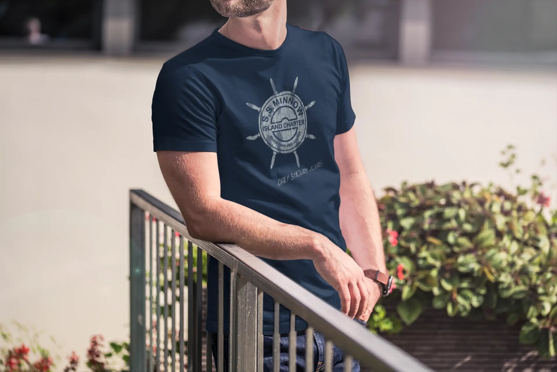 SS Minnow Island Charter - Donkey Tees T-shirt