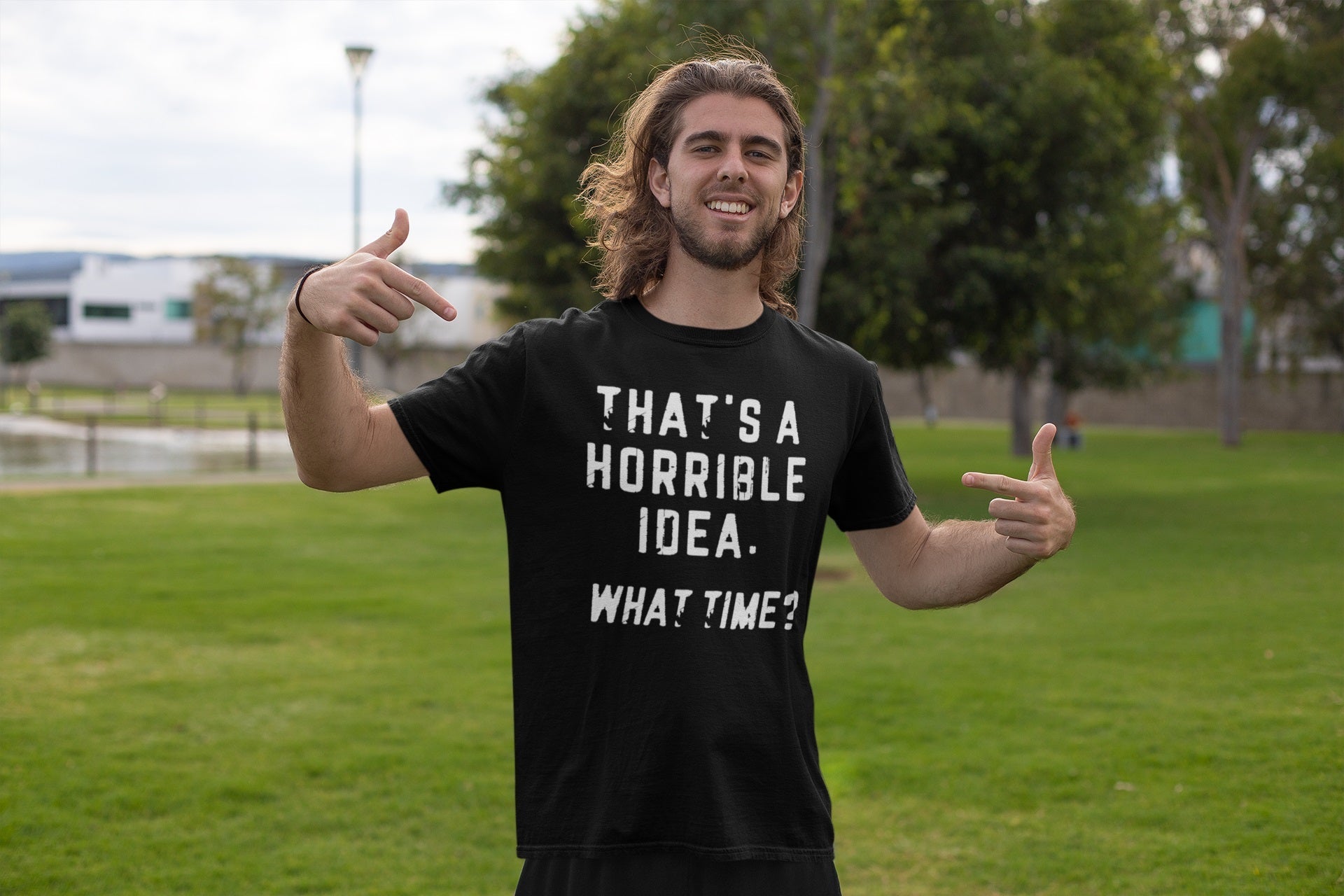 That's a Horrible Idea What Time? - Donkey Tees T-shirt