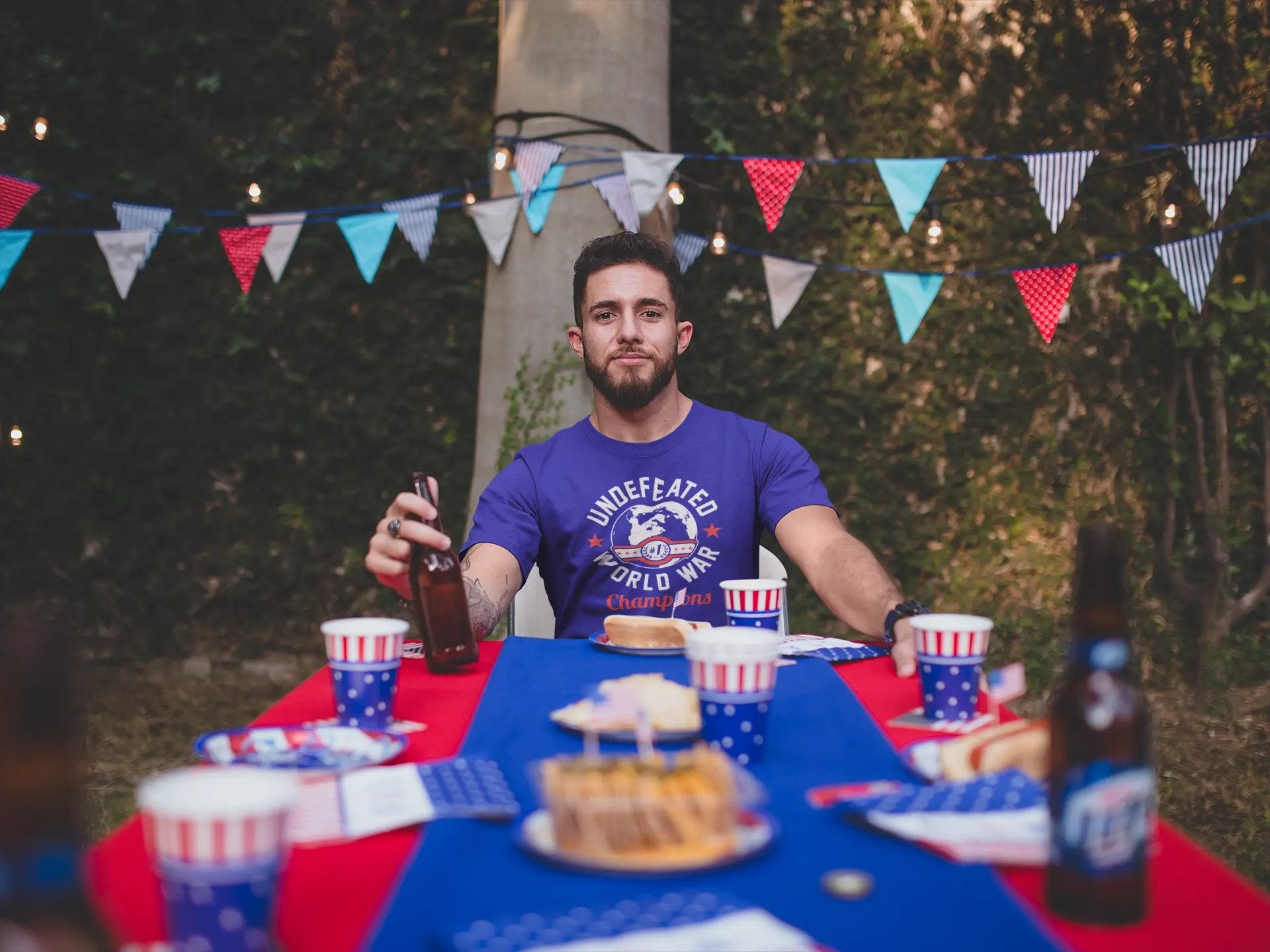 Undefeated World War Champions - Donkey Tees T-shirt