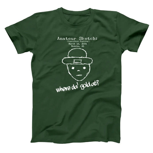 Where Da Gold At Leprechaun - Donkey Tees T-shirt