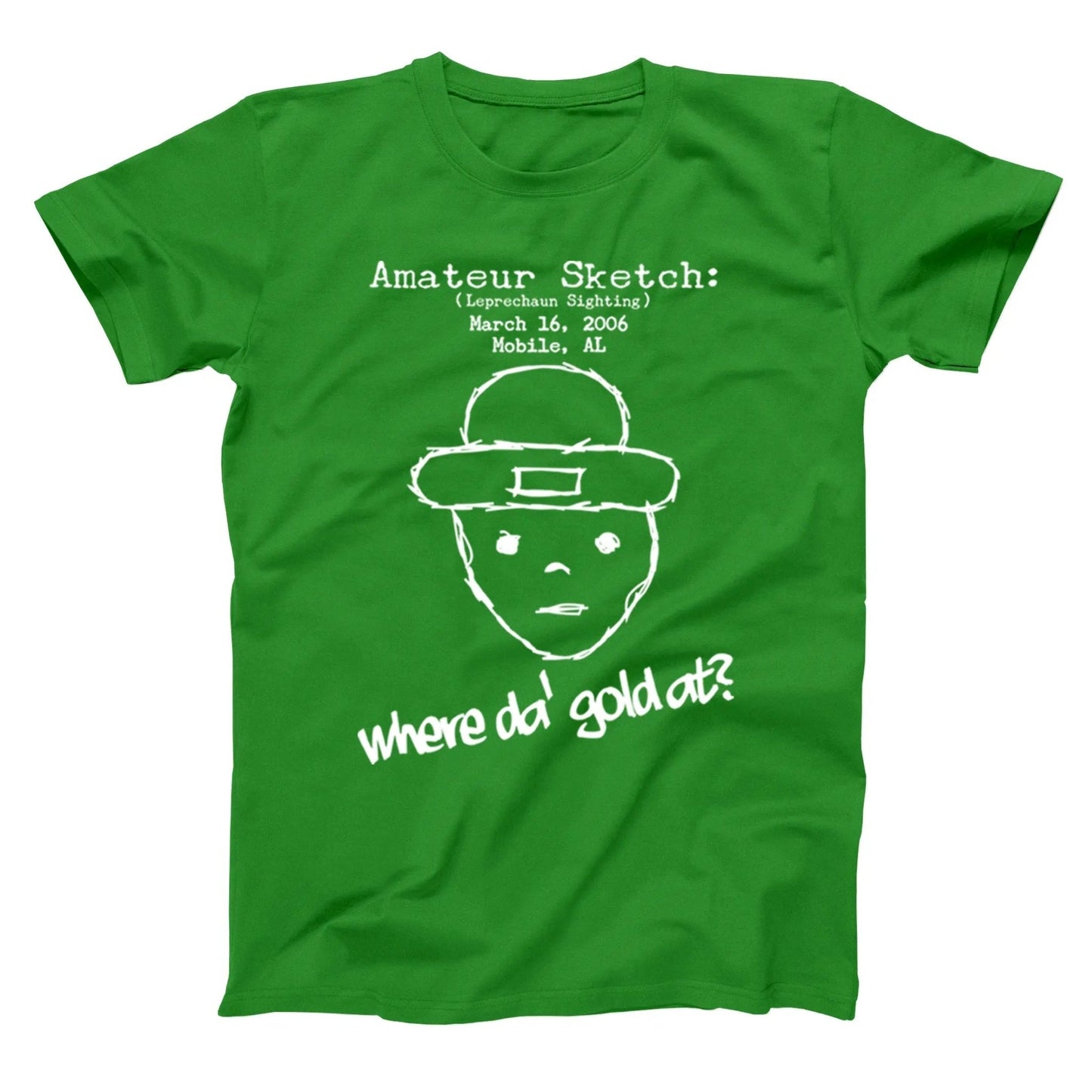Where Da Gold At Leprechaun - Donkey Tees T-shirt