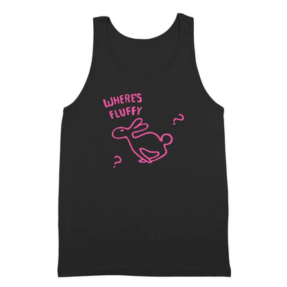 Where's Fluffy Rabbit - Donkey Tees T-shirt
