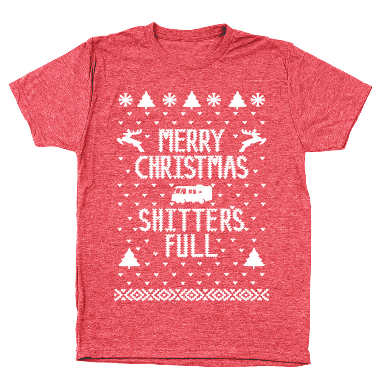 Merry Christmas Shitter's Full Tshirt - Donkey Tees