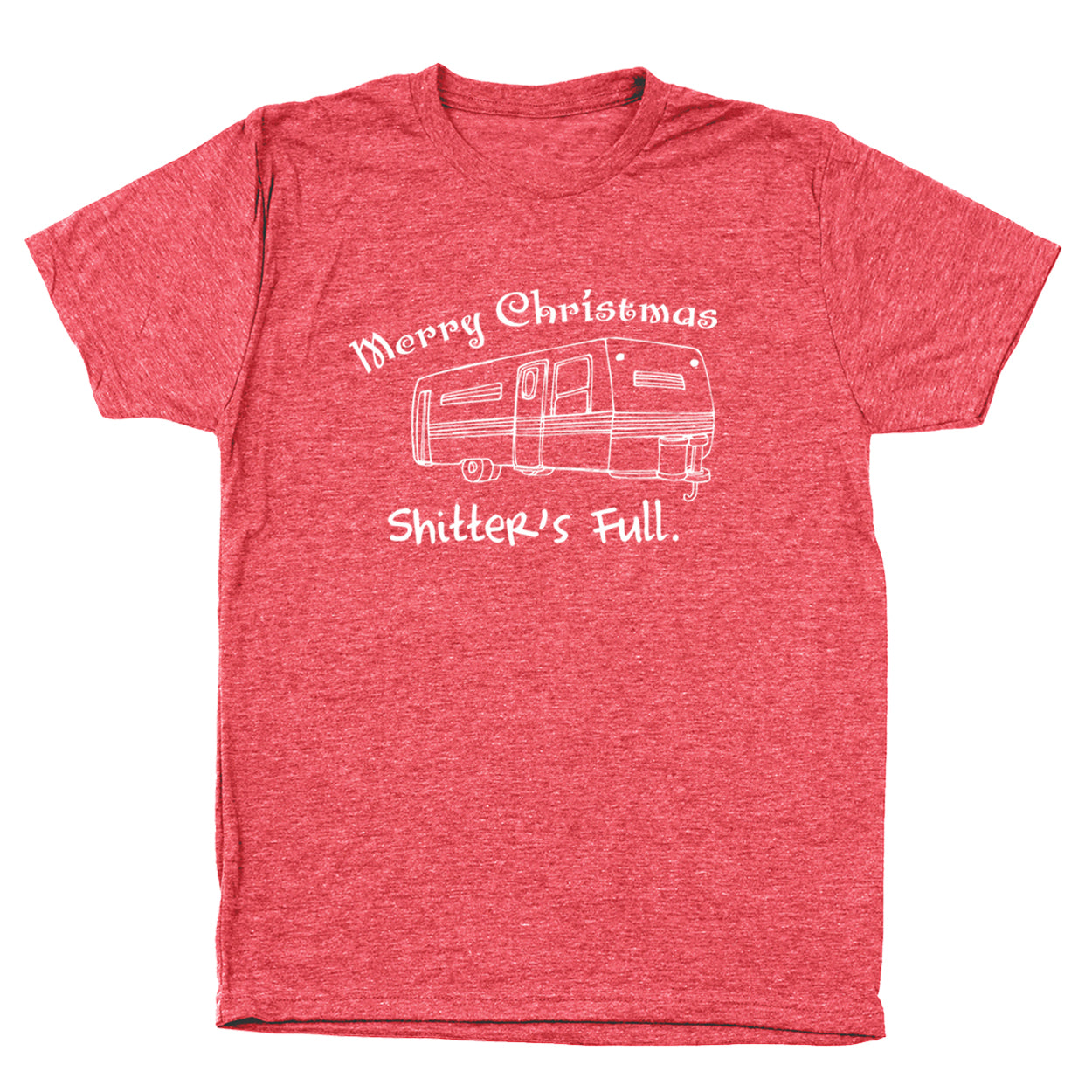 Camper Merry Christmas Shitter's Full Tshirt - Donkey Tees