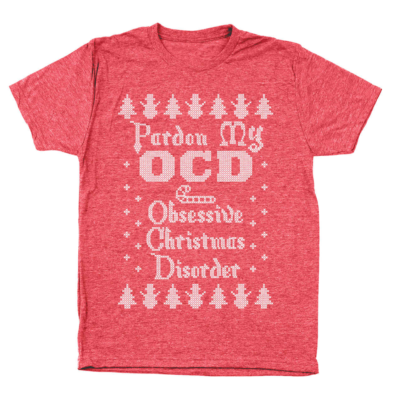 Obsessive Christmas Disorder Ocd Tshirt - Donkey Tees