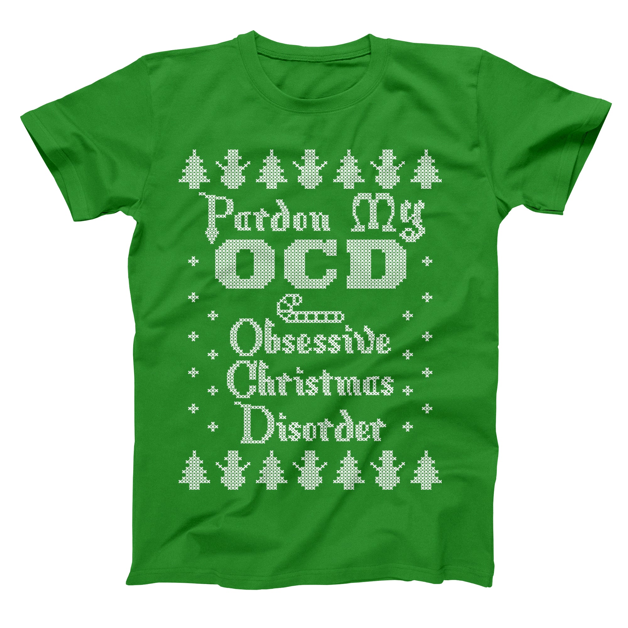 Obsessive Christmas Disorder Ocd Tshirt - Donkey Tees