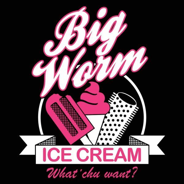 Big Worm Ice Cream - DonkeyTees