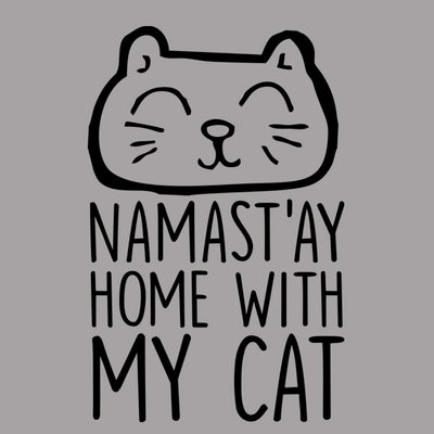 Namastay home with my cat - DonkeyTees