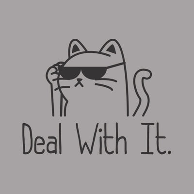 Deal with it cat - DonkeyTees