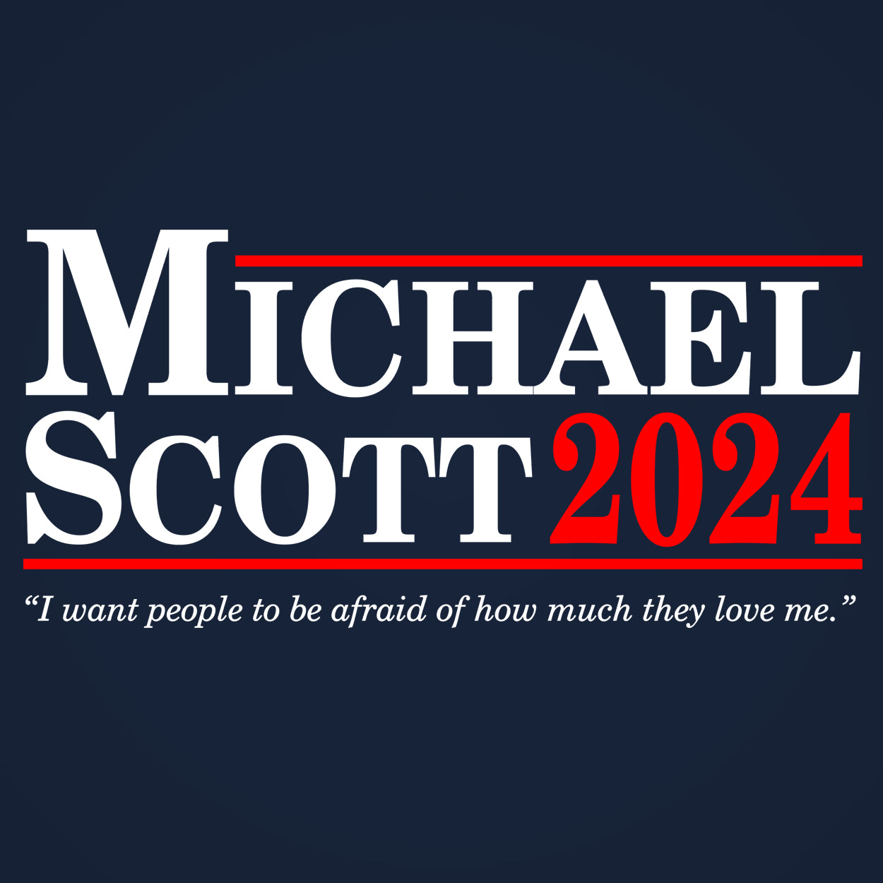 Michael Scott 2024 Election Tshirt - Donkey Tees
