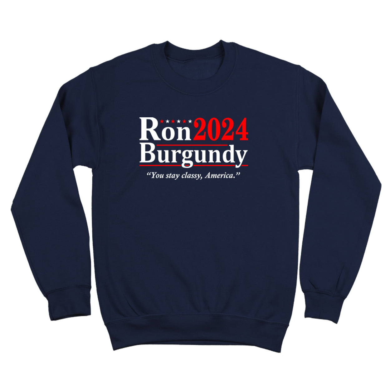 Ron Burgundy 2024 Election Tshirt - Donkey Tees