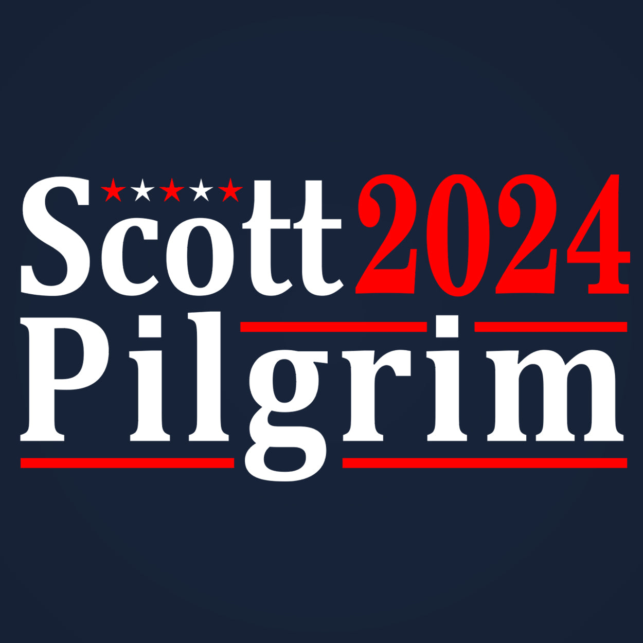 Scott Pilgrim 2024 Election Tshirt - Donkey Tees