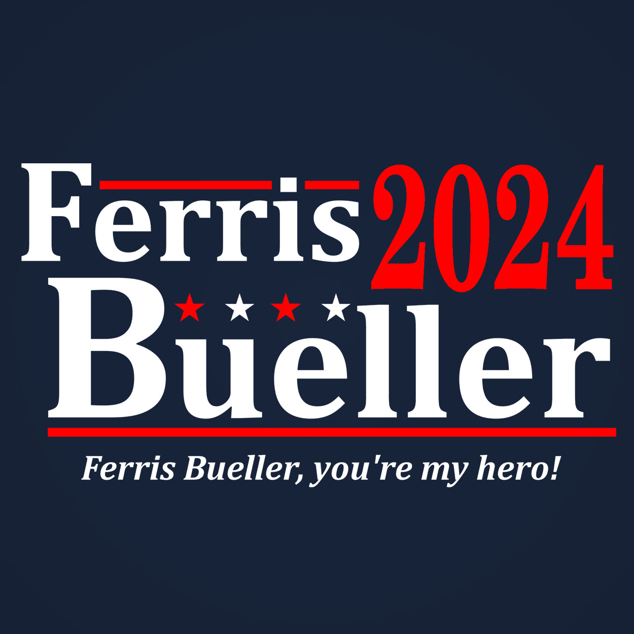 Ferris Bueller 2024 Election Tshirt - Donkey Tees