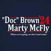 Doc Brown Marty McFly 2024 Election