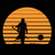Mandalorian Baby Yoda Sunset - DonkeyTees