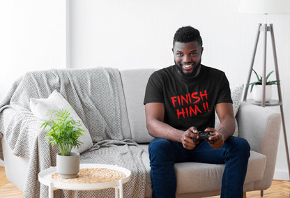 Finish Him Tshirt - Donkey Tees