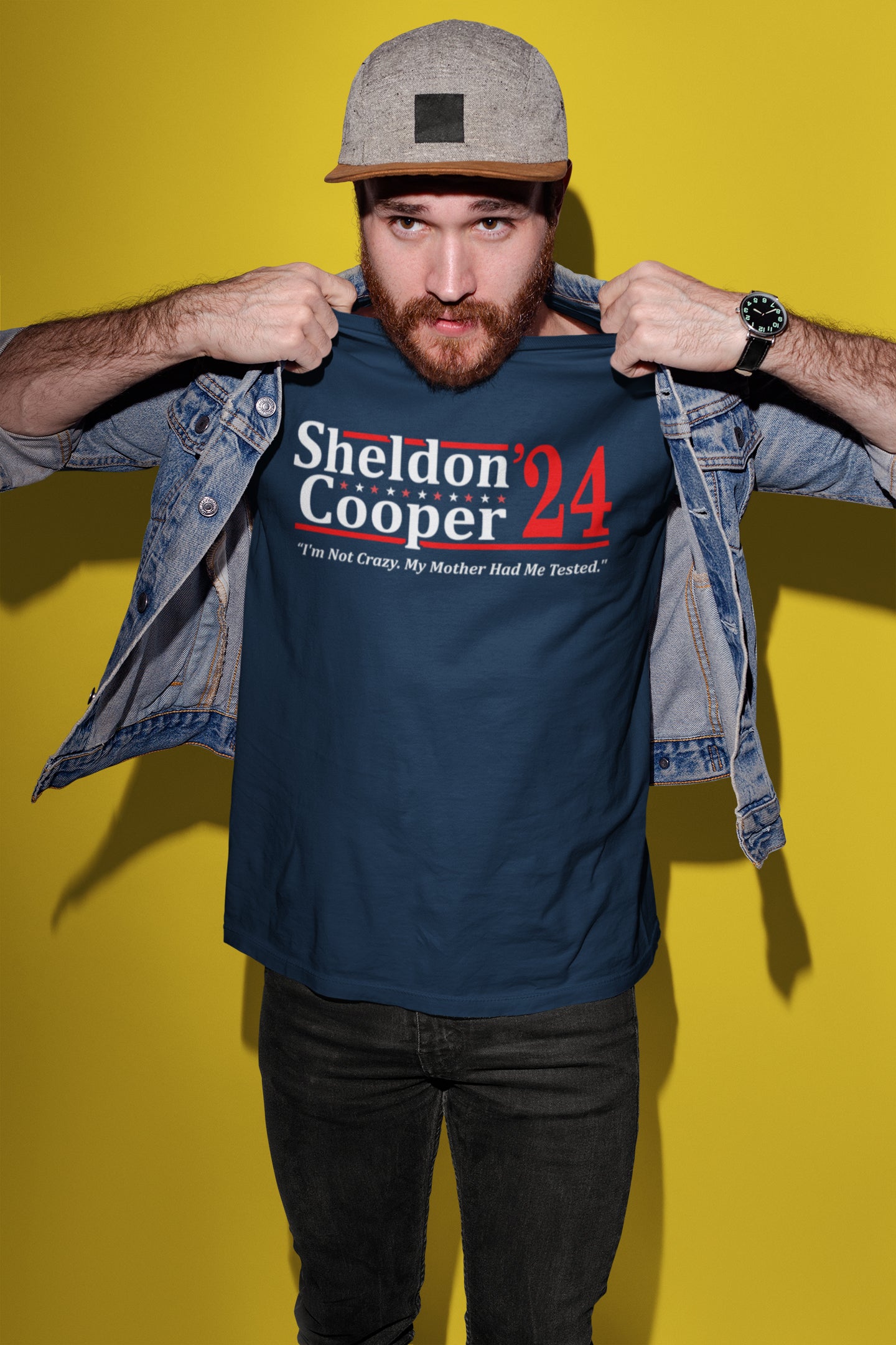 Sheldon Cooper 2024 Election Tshirt - Donkey Tees