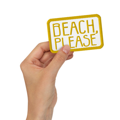 Beach, Please - Embroidered patch