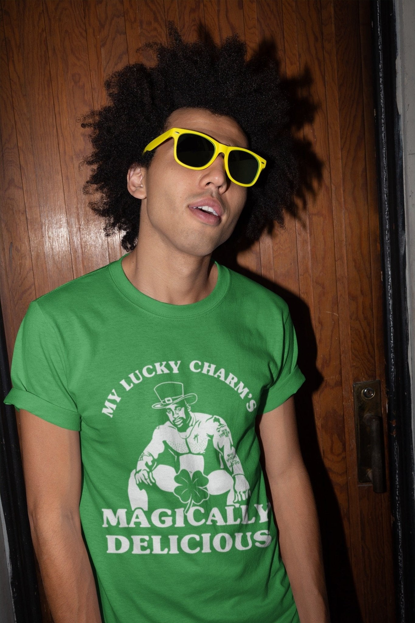 My Lucky Charm's Present Guy - Donkey Tees T-shirt
