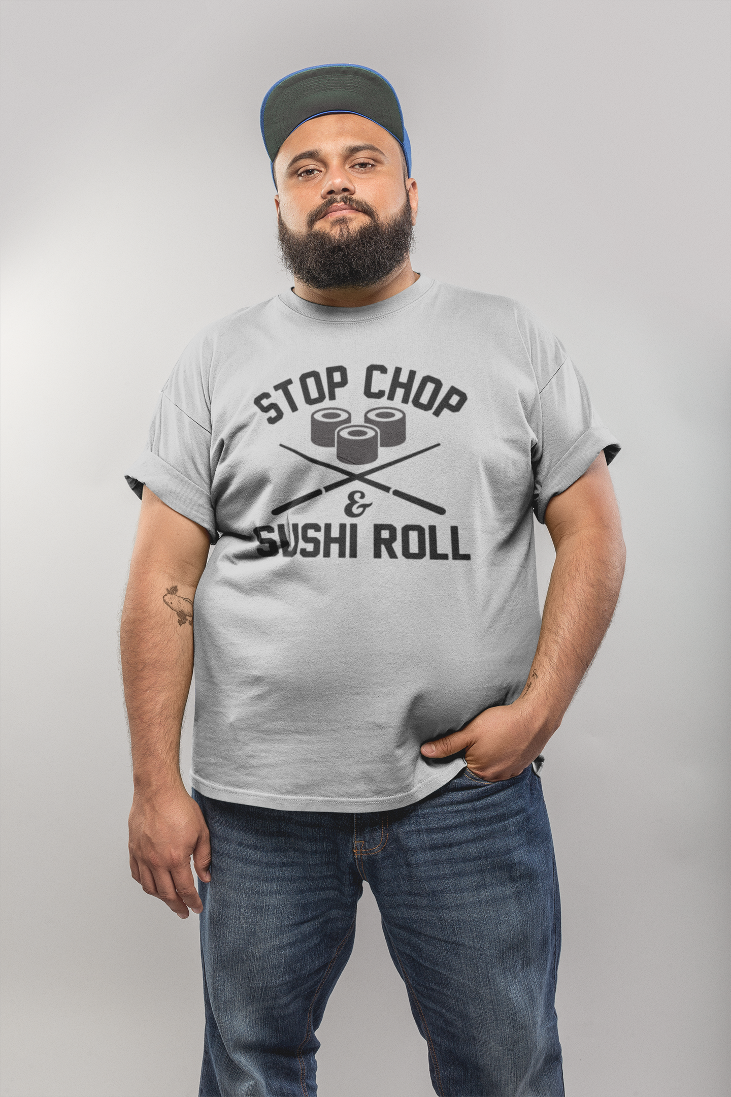 Stop Chop And Sushi Roll Tshirt - Donkey Tees